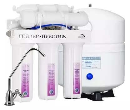 Система обратного осмоса Гейзер Престиж-П с краном №3, баком 12 л 20015-3