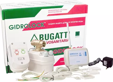 Система защиты от протечек Gidrolock Wi-Fi Winner Bugatti 3/4 36203022