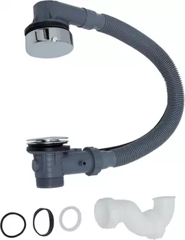 Слив-перелив Aquanet A1850 W P TRAP 75 см с сифоном 154846