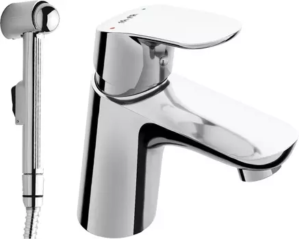 Смеситель Am.Pm Like F8003000 для раковины с гигиеническим душем F8003016