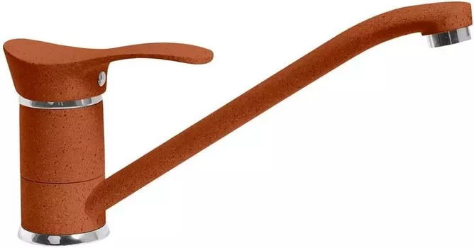 Смеситель AquaGranitEx C-1040 для кухонной мойки, терракот C-1040 (307)