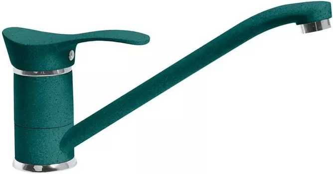 Смеситель AquaGranitEx C-1040 для кухонной мойки, зеленый C-1040 (305)