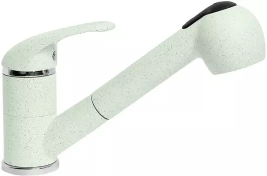 Смеситель AquaGranitEx C-4040 для кухонной мойки, салатовый C-4040 (303)