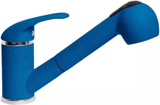 Смеситель AquaGranitEx C-4040 для кухонной мойки, синий C-4040 (323)