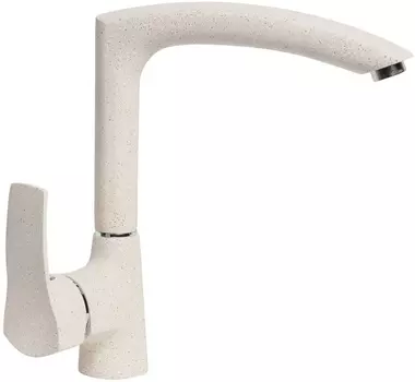 Смеситель AquaGranitEx C-7040 для кухонной мойки, бежевый C-7040 (328)