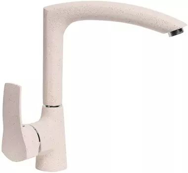 Смеситель AquaGranitEx C-7040 для кухонной мойки, светло-розовый C-7040 (311)