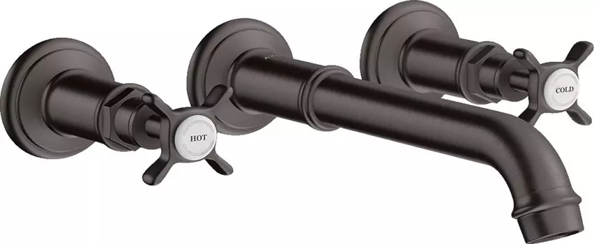 Смеситель Axor Montreux 16532340 для раковины, шлифованный черный