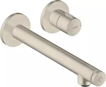 Смеситель Axor Uno 45113820 для раковины, шлифованный никель