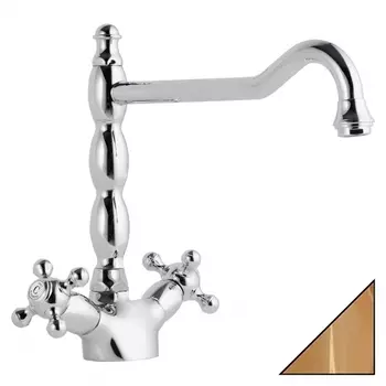 Смеситель Bandini Antica 547.920 Oro для кухонной мойки