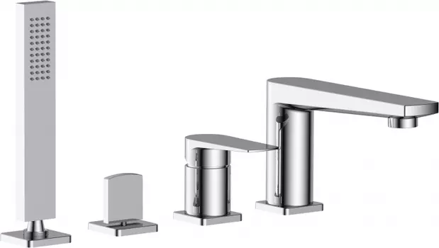 Смеситель BelBagno Carin CAR VIM4 CRM на борт ванны CAR-VIM4-CRM