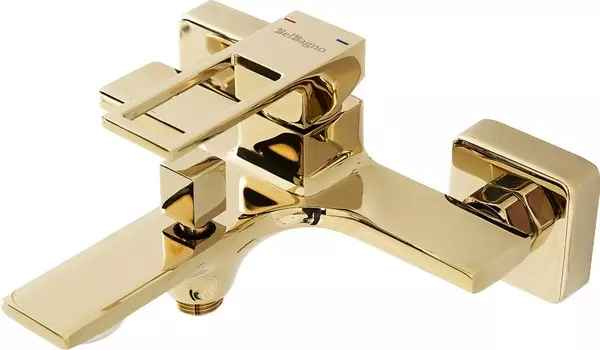 Смеситель BelBagno Luce LUC-VAS-ORO для ванны с душем