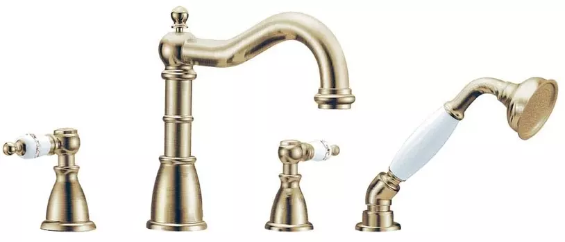 Смеситель Boheme Provanse 394 на борт ванны /394