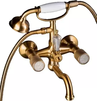Смеситель Boheme Royal Cristal 313 для ванны с душем 313-Royal/CRST