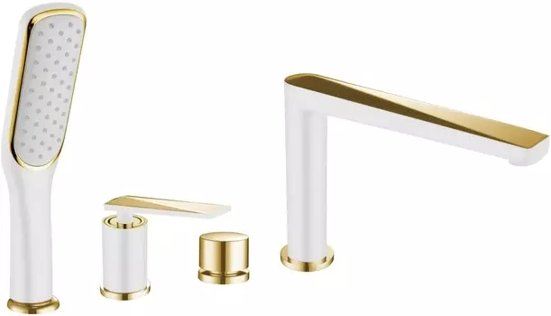 Смеситель Boheme Venturo 380-W на борт ванны