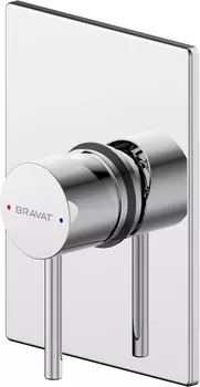 Смеситель Bravat Arc F860CP-SET С ВНУТРЕННЕЙ ЧАСТЬЮ, для душа
