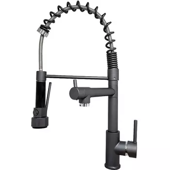 Смеситель BRNOU BR-704 для мойки, антрацит