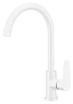 Смеситель Cezares Laconico LL25-BLC для кухонной мойки, белый LACONICO-C-LL25-BLC