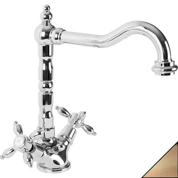 Смеситель Cezares Nostalgia LS2 02 для раковины NOSTALGIA-LS2-02