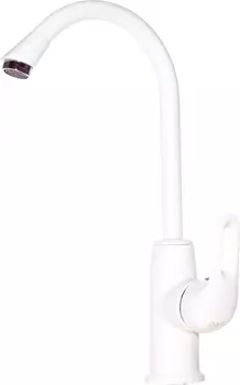Смеситель D&amp;K Eucharius Rhein DA1372426 для кухонной мойки, белый
