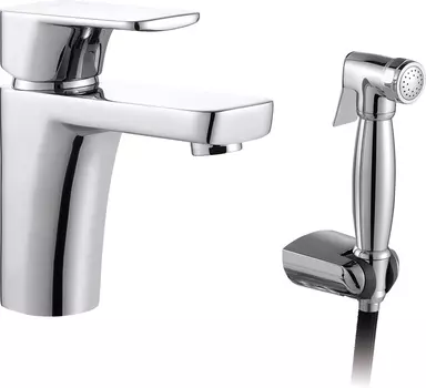 Смеситель D&K Freie DA1432601 для раковины с гигиеническим душем