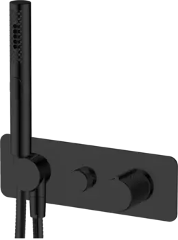 Смеситель для душа Allen Brau Liberty 5.33009-31 С ВНУТРЕННЕЙ ЧАСТЬЮ, матовый черный