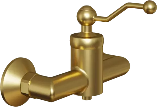 Смеситель для душа Paini Duomo 88PJ511 матовое золото