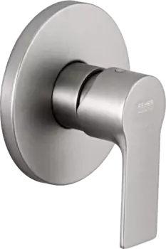 Смеситель для душа Remer Absolute EY30NP никель брашированный, С ВНУТРЕННЕЙ ЧАСТЬЮ