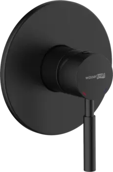 Смеситель для душа Wasserkraft Gollach 3351 С ВНУТРЕННЕЙ ЧАСТЬЮ. черный soft-touch /3351