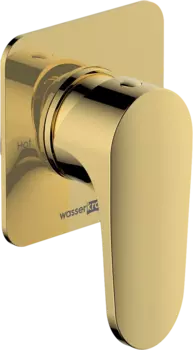 Смеситель для душа Wasserkraft Neckar 2151 С ВНУТРЕННЕЙ ЧАСТЬЮ, глянцевое золото PVD /2151