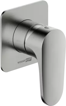 Смеситель для душа Wasserkraft Spree 1451 С ВНУТРЕННЕЙ ЧАСТЬЮ, никель /1451