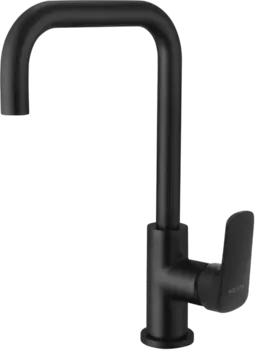 Смеситель для кухни Акватек Вега AQ1081MB матовый черный