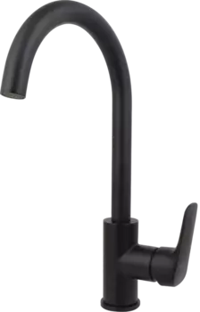 Смеситель для кухни Акватек Вега AQ1082MB матовый черный