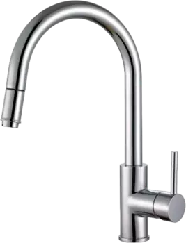 Смеситель для кухни Alveus Delos 1129023 сатинированная сталь