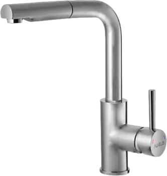 Смеситель для кухни Alveus Siros 1132901 брашированная сталь