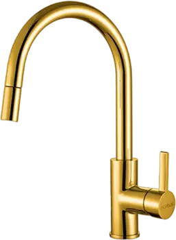 Смеситель для кухни Alveus Tesla-P 1129050 золото