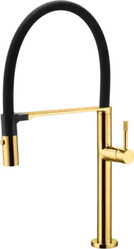 Смеситель для кухни Boheme Uno 114-G gold