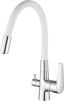 Смеситель для кухни ESKO Coral CL 03 W хром, белый