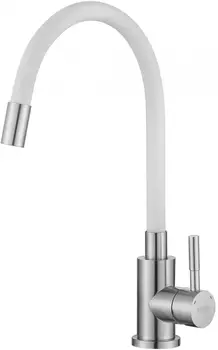 Смеситель для кухни ESKO Snake K44 W хром, белый