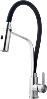 Смеситель для кухни Fashun A54112-7 сатин, черный