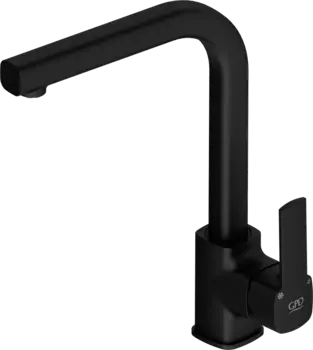 Смеситель для кухни GPD Pedra MTE160-S черный матовый
