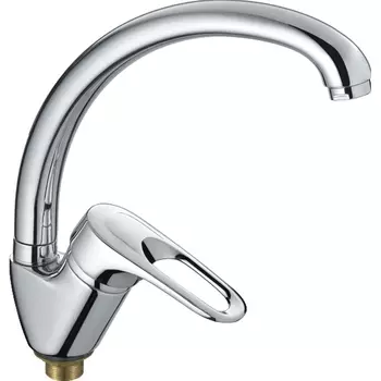 Смеситель для кухни Haiba HB4104-2, хром