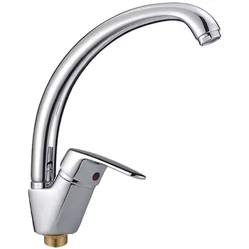 Смеситель для кухни Haiba HB4116-2, хром