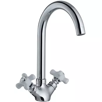 Смеситель для кухни Haiba HB4118, хром