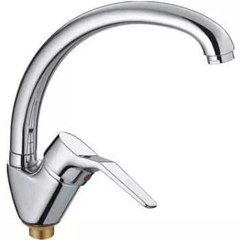 Смеситель для кухни Haiba HB4163-2, хром