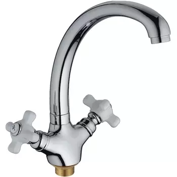 Смеситель для кухни Haiba HB4218, хром