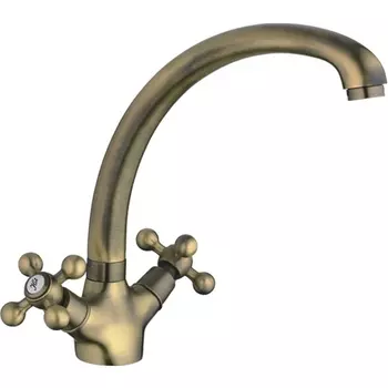 Смеситель для кухни Haiba HB4219-4, бронза