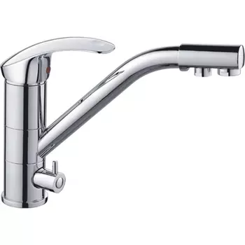 Смеситель для кухни Haiba HB4321, хром