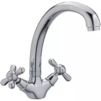 Смеситель для кухни Haiba HB4325, хром