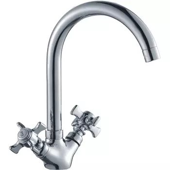 Смеситель для кухни Haiba HB4624, хром