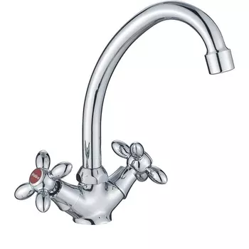 Смеситель для кухни Haiba HB4927, хром